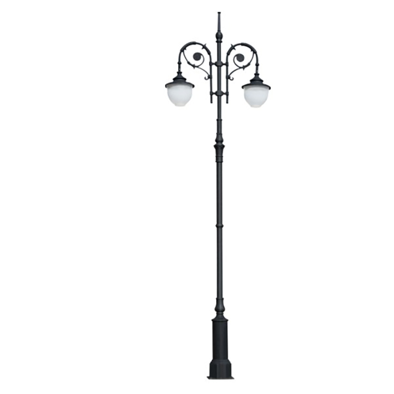 What are the components of the high pole lamp?